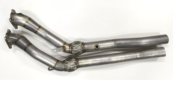 S4/RS4 B5 Downpipes - Katersatz, 100, 200 Zeller opt. E-Nummer (Eintragung bei LFX Tuning möglich)