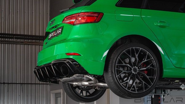 3,5" ECE Klappen Abgasanlage BIPOLAR für Audi RS3 8V