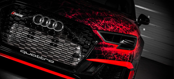 Eventuri Scheinwerfereinlass für Stage 3 Audi RS3 8V