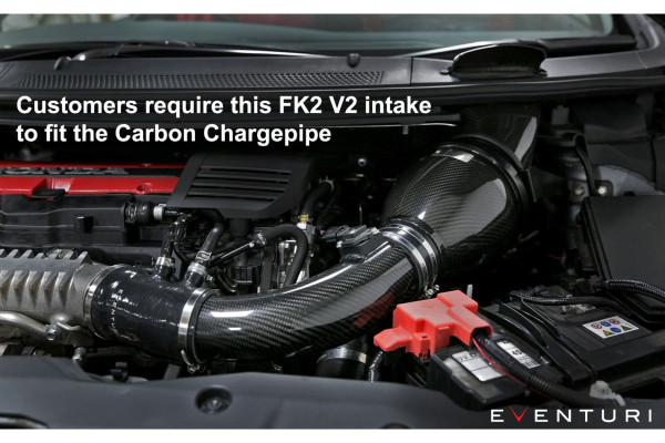Eventuri Carbon Chargepipe / Inlet Honda Civic FK2 Type-R