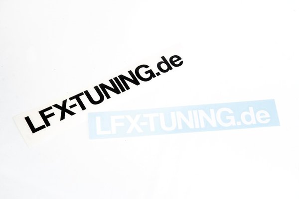 LFX-TUNING.de Aufkleber / Kleiner Schriftzug / Weiß oder Schwarz Matt